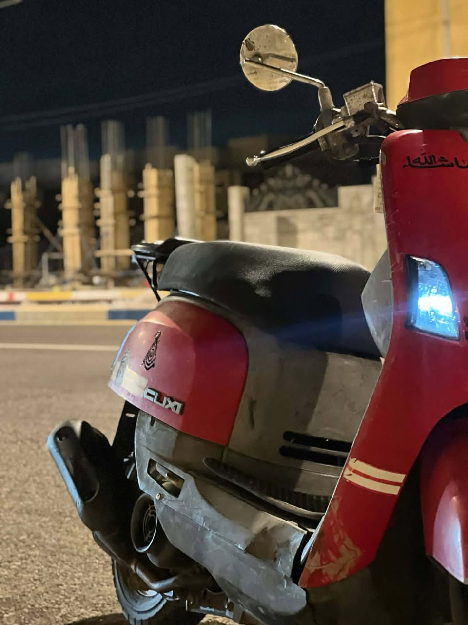 السلام عليكم دراجه بوليس نضيفه مابيه شي شهرين طالعه من المعرض المكان كربلاء حي الميلاد 
الاستفسار ***********السعر خاص

