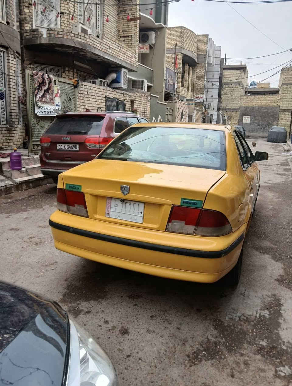 السلام عليكم سمند ١٢بدون صبغ وخياس وضربه مقفولة مكينه جديده كيرحداديه نضيفه جدآ بس بيه دوسات صبغ هيه غرامات مصفر مكان بلديات سعره ٣٨شراي يجي ويدلل ***********
