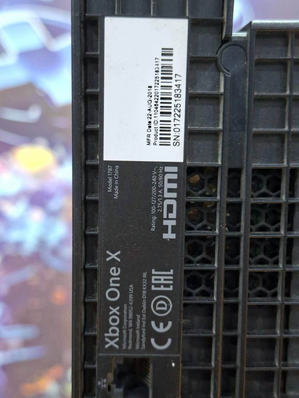 اكس بوكس ون X ذاكره 1TB  لوك ستيكر جوستك اصلي 
السعر / 230 الف  
 معه كامل الملحقاته معه كارنتونته 
يوجد توصيل كافه محافظات العراق ب 5 الف 
***********
