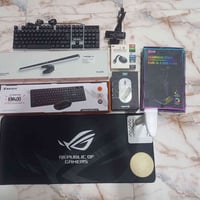 ستاند سماعة RGB • كيبورد RGB • ماوس لوجيتك • كاميرا ويب • ماوس باد • ك...