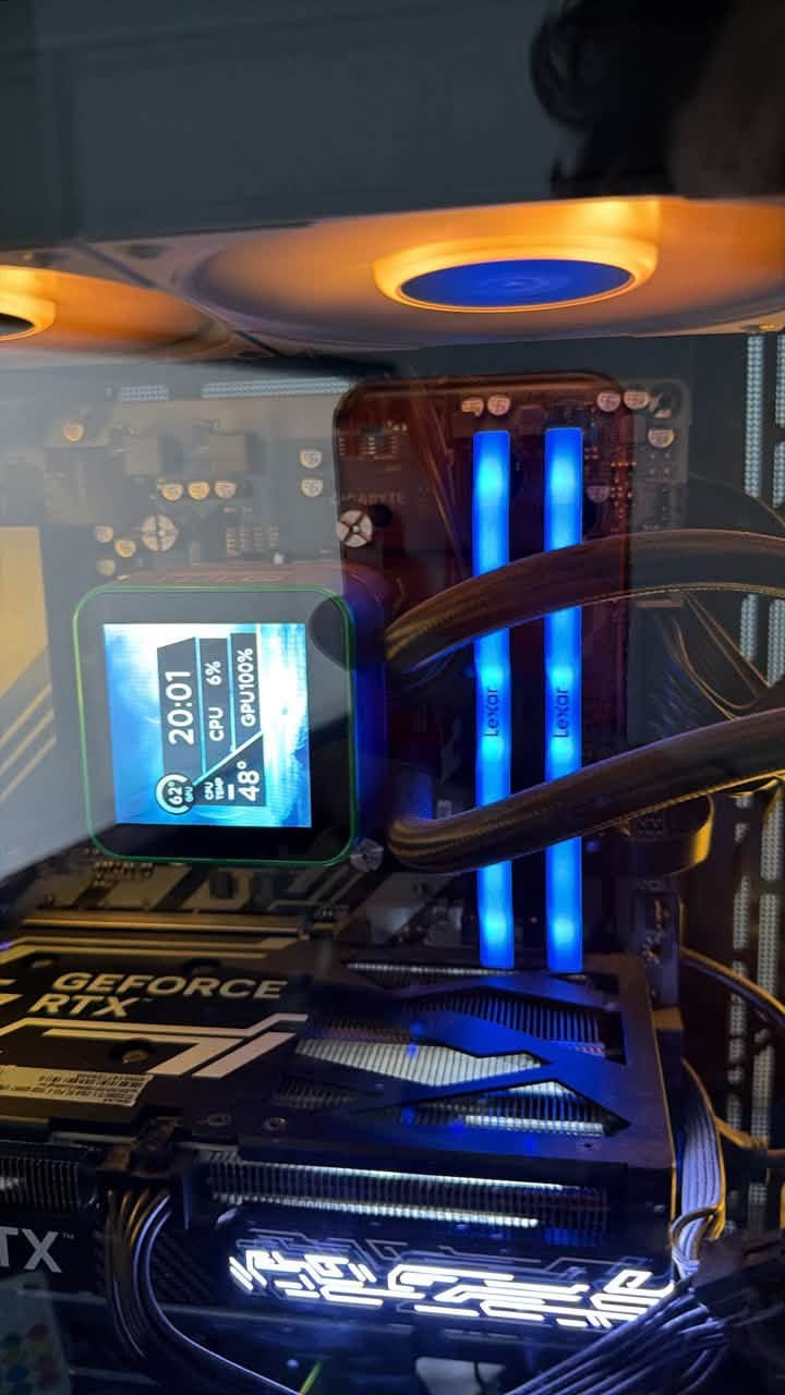 سلام عليكم
CPU: AMD Ryzen 5 7600 6-core

Memory DDR5 (2×16)32GB 

Motherboard: B850M D3HP GIGABYTE

 

GRAPHICS CARD: NVIDIA GEFORCE RTX 5060TI 16GB

STORGE: 1TB SSD

Cooler:X-GAMERX S360

CASE:GALAX HALL OF FAME ALLSYNC ATX CASE - BLACK

Power:850W

***********

للبيع عنواني بغداد الدورة قيمهه واكتب سعرك ❤️
