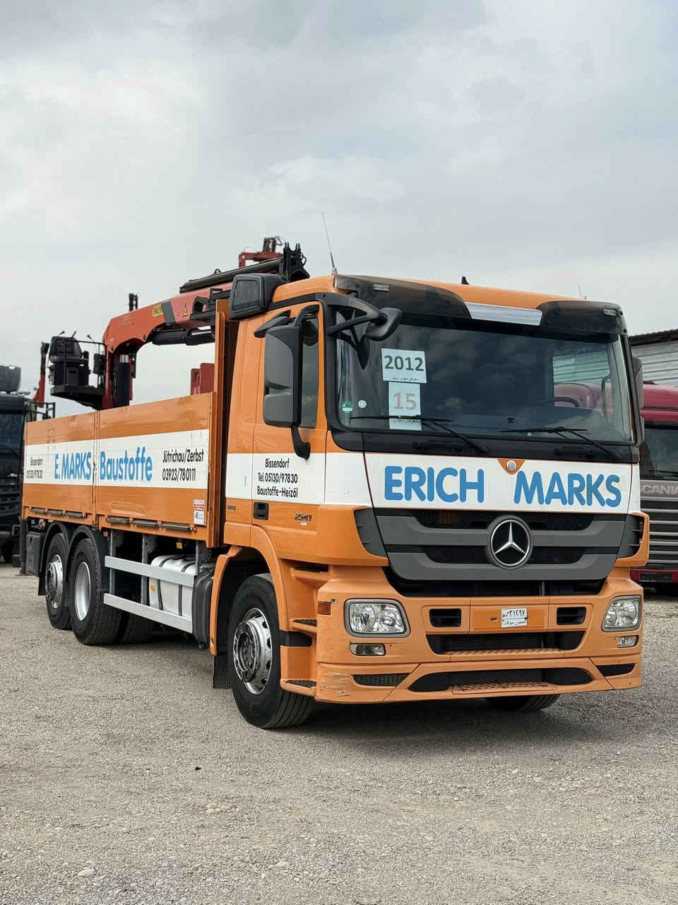 معرض مهدي اربيل
نوع : اكتروس كرين بلوك
موديل : 2012 معلاي 2018
حجم :2541
ألون : برتقالي  
مواصفات: مارسيدس اكتروس بيلادي كرين بالفينكر 21001. 2 سیلایت توب كماش بيلادي كاعي بودي حديد كدام سبرنك فحص هزه بي 
گير : توماتيك 12 نمر
 العنوان : اربيل  قوشتب تريق كركوك  معرض مهدي اربيل 
***********
***********
