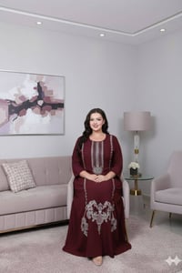 دشداشه نسائي • كشمير ايطالي • مقاسات 2XL-5XL