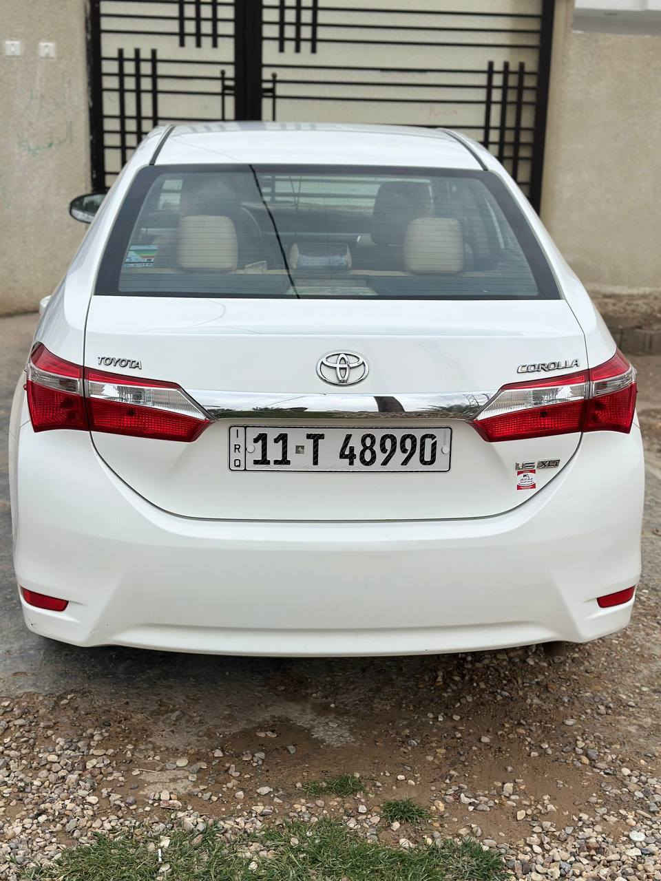 السلام عليكم 
كورلا 2015 شركه عامه  رقم بغداد باسمي
ماشيه 155محرك 1.600
كير ومكينه كفاله وحداديه 
فقط صبغ شبر بالبنيد السونار مرفق السعر 148$مجال بسيط مكان السياره كوت***********
