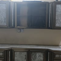 كاونتر مستعمل للبيع 3 قطع  سنك ملحق وكاونتر  السعر 450 الف العنوان الي...