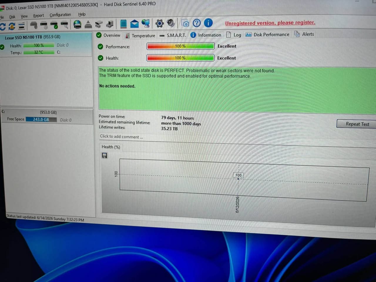 للبيع ssd lexar 1tb مستعمل هيلث ١٠٠
السعر:١١٠ مع التوصيل


**إذا كنت صاحب هذا الإعلان وتريد حذفه لأي سبب، رجاءا أرسل رسالة إلى الدعم الفني**
