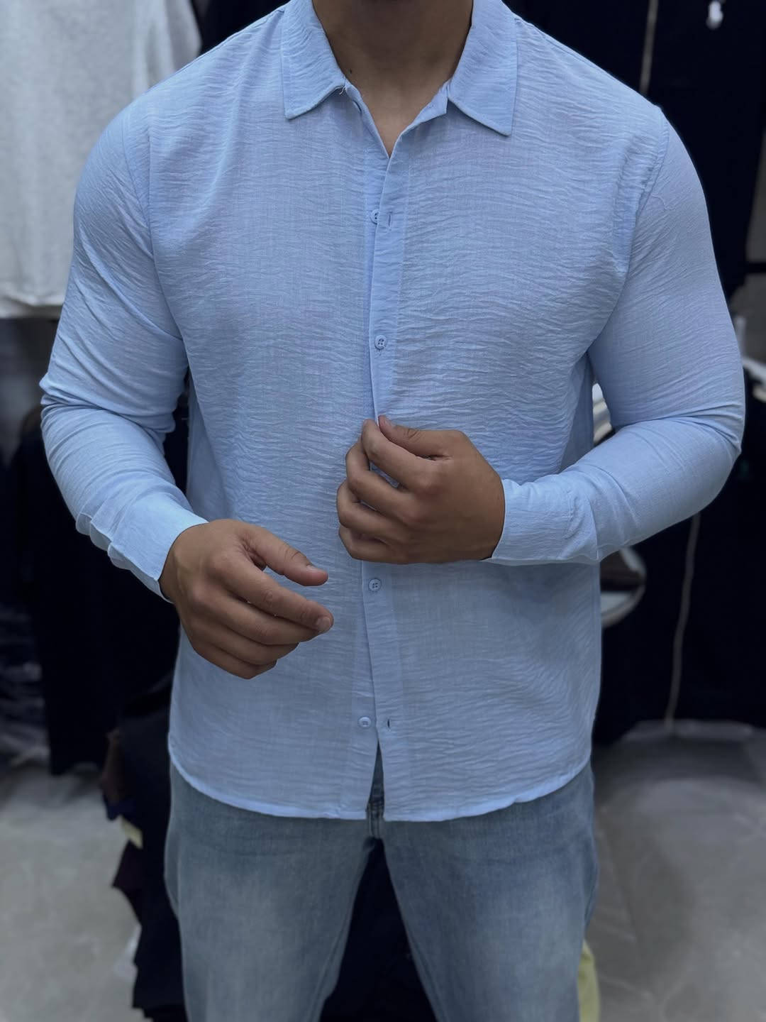 اقلب لليسار 9 لون 
خامه لنن كلينس (ابرد واجود القطن ) 
قالب وخامه تركي s m l xl xxl


**إذا كنت صاحب هذا الإعلان وتريد حذفه لأي سبب، رجاءا أرسل رسالة إلى الدعم الفني**
