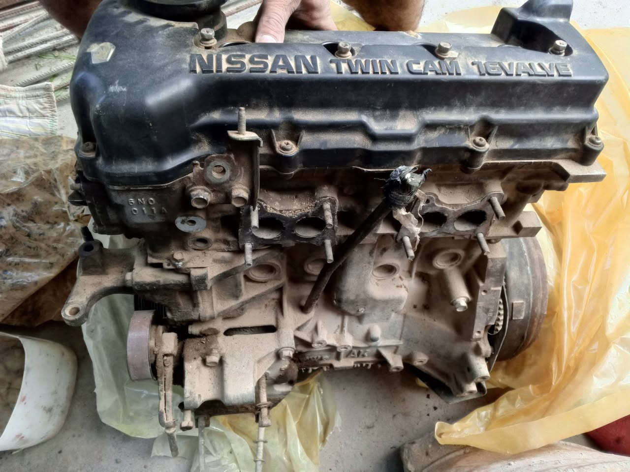 السلام عليكم ورحمه الله وبركاته محرك نيسان سني مستخدم للبيع  اب 250 الف  ***********
