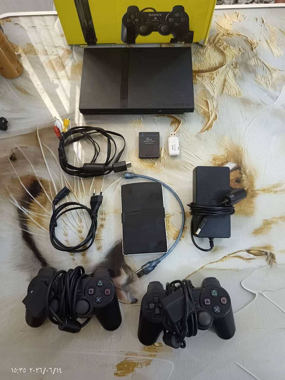 ‏سلام عليكم ورحمة الله وبركاتة
‏للبيع للبيع 
‏ps2 sim
‏نضافة 95% كامل الجهاز اخو الجديد بعد وكالة عبالك 
‏مع كارتون للجهاز ملحقات 
‏فلاش اصلي سعة 16GB فارغ من كلشي 
‏مع هارد اصلي سعة 40GB هم فارغ من كلشي
‏محولة الجهاز جديد مع فيشة اشغيل AV 
‏مع كارت خزن سعة 8MB كامل مع دبل جوستك 
‏اصلية فول مو تجاري وخفيف اصلي ثقيل كامل تستلم 
‏النقص فقط تنزل العاب الجهاز ماعندي وتنزل برنامج الجهاز ميكلف 5 الف السعر 45  الف قفل 
‏مكاني بغداد الرصافة 
‏تواصل خاص  للشراي تدلل


**إذا كنت صاحب هذا الإعلان وتريد حذفه لأي سبب، رجاءا أرسل رسالة إلى الدعم الفني**