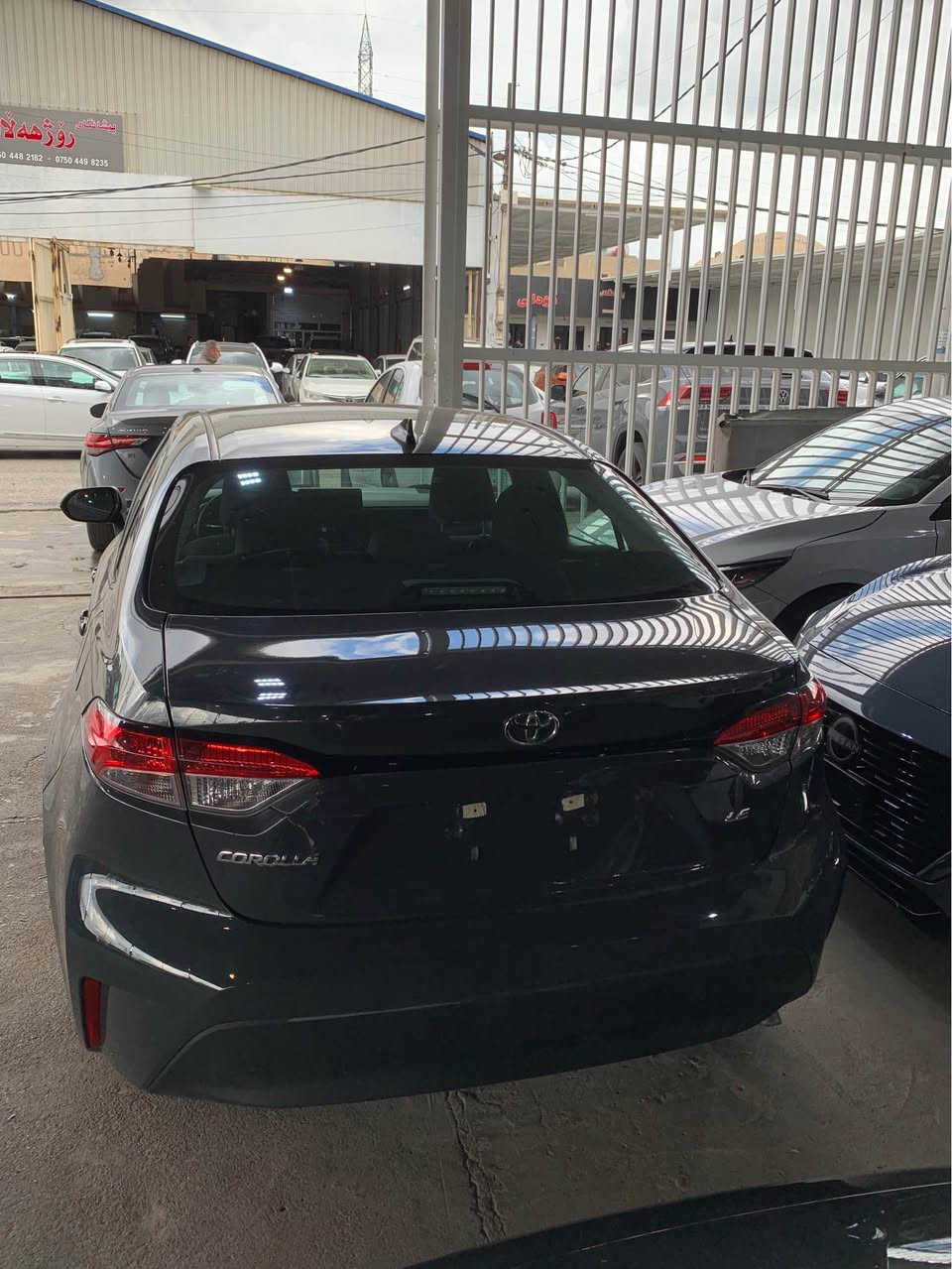 تويوتا كرولا ٢٠٢٤ LE جاملغ او بونيت صبغ من حادث امريكا جاملغ و بنيت سرقة ياعني سيارة بدون حادث بجم خلفي كبس بدون ارباك لون سمنتي 
*********** أربيل, العراق
