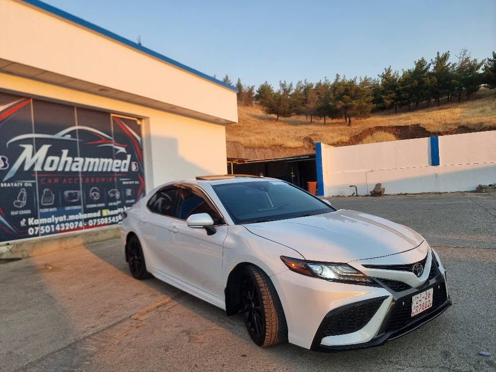 Toyota camry XSE hybrid 2024
فول مواسەفاتە 
چاملغی پێشەوەی لای سەکن بویاغە، لەگەل شوختێک لەسەر چاملغی پشتەوەی سەکن
169,000 Km رویشتوە 
نرخی 238 وەرەقە و مەجال
*********** اكر, نينوى
