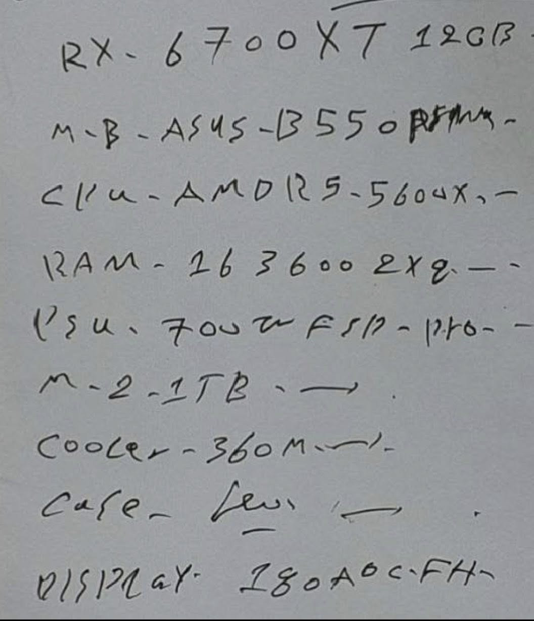 كيمنك ابيع شلع سيتاب كامل مواصفات بل صور  كل القطع نضيفه وكراتين موجودهPc
تتكون من

كيسس

شاشه 180هرتز 27انج AOS
سماعه هايبر

مايك هايبر

سماعه خارجيه

ماوس 502لوجتك

كيبورد عدد 2

مثل ما موضح عدكم كله بل صور نضافه 100٪100ما بيه نقص ولمواصفات العنوان بغداد يرموك ***********
