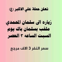 حي البساتين • حملة علي الاكبر • زيارة كربلاء