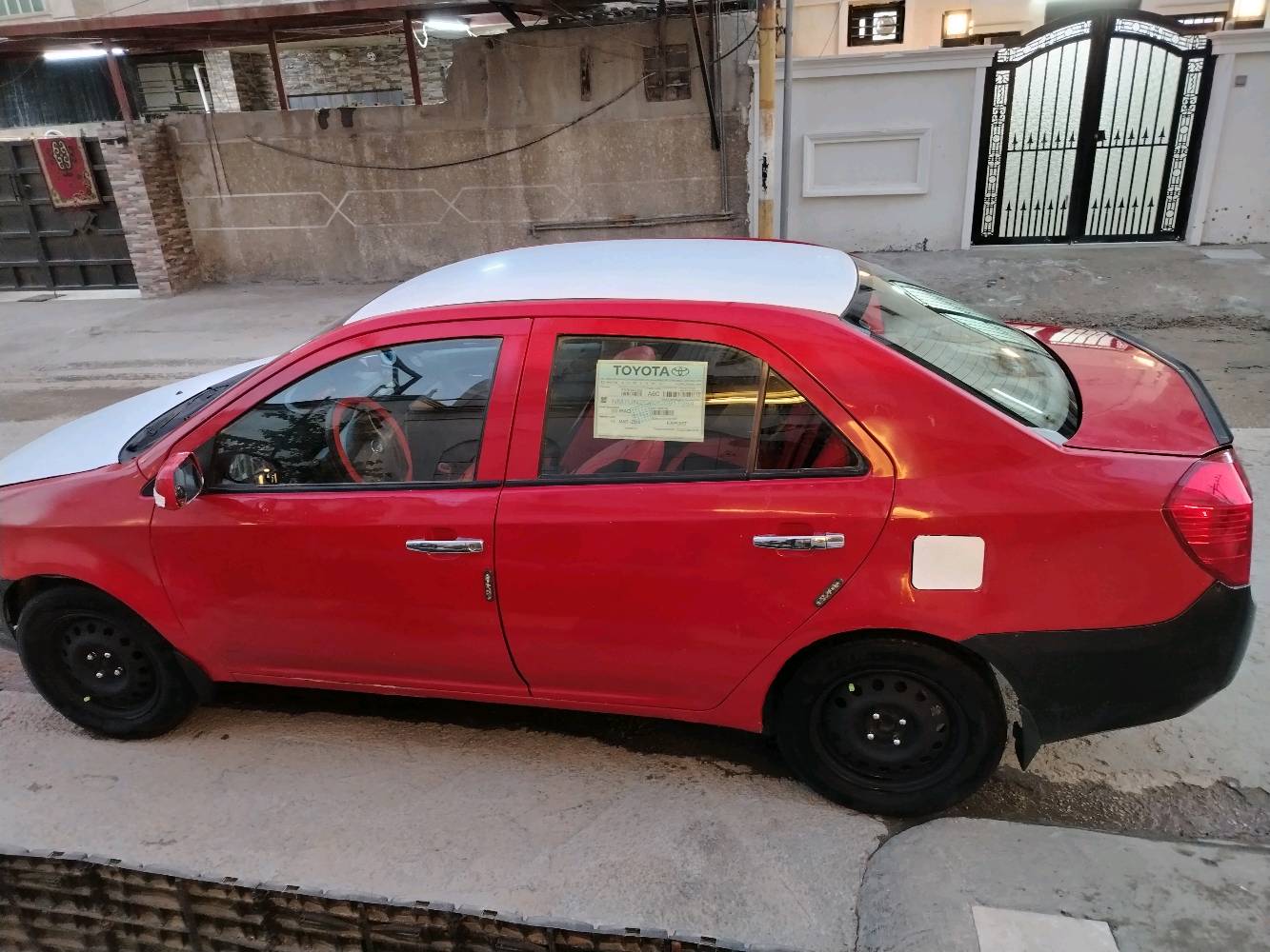 جيلي2013 للبيع بدون مراوس نقد او قسط عادي ترهم