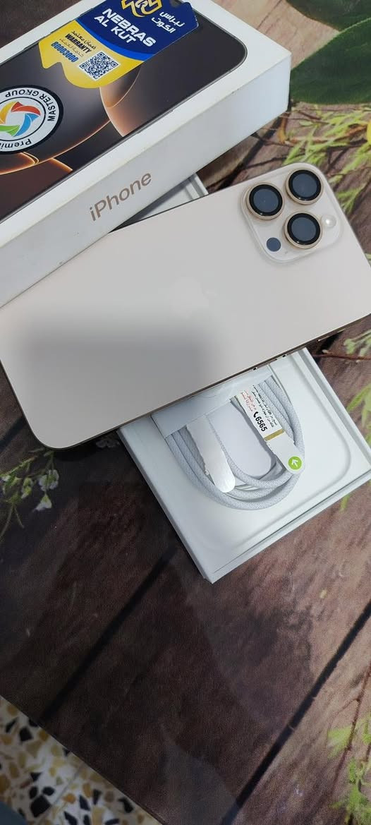 � للبيع iPhone 16 Pro Max – نسخة الشرق الأوسط

* السعة: 256GB
* اللون: Desert Titanium (الصحراوي)
* نسبة البطارية: 99%
* داخل الضمان ماستر (متبقي 3 أشهر)
* الجهاز نظيف جداً واستعمال شخصي 
* كارتون موجود مع جميع الملحقات الأصلية
* لا يوجد أي عطل أو ملاحظة
* تجي تفحص بأيدك 

💰 السعر: (1475 قفل )

📍 الموقع: (قرب جزيرة بغداد السياحية)

للاستفسار خاص


**إذا كنت صاحب هذا الإعلان وتريد حذفه لأي سبب، رجاءا أرسل رسالة إلى الدعم الفني**