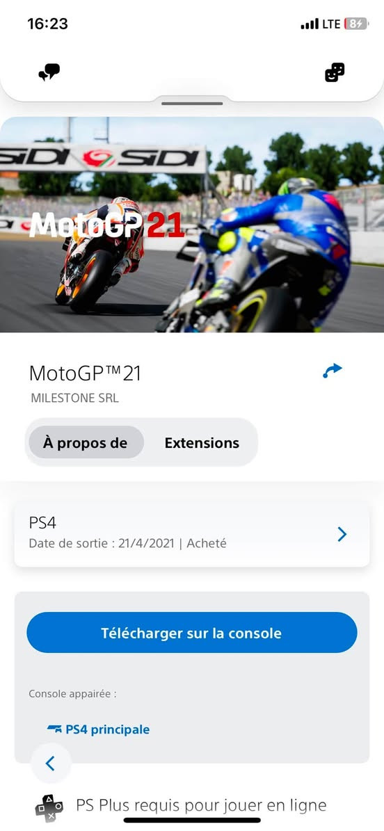 Disponible 
Ps5 principal 
Full accès


**إذا كنت صاحب هذا الإعلان وتريد حذفه لأي سبب، رجاءا أرسل رسالة إلى الدعم الفني**