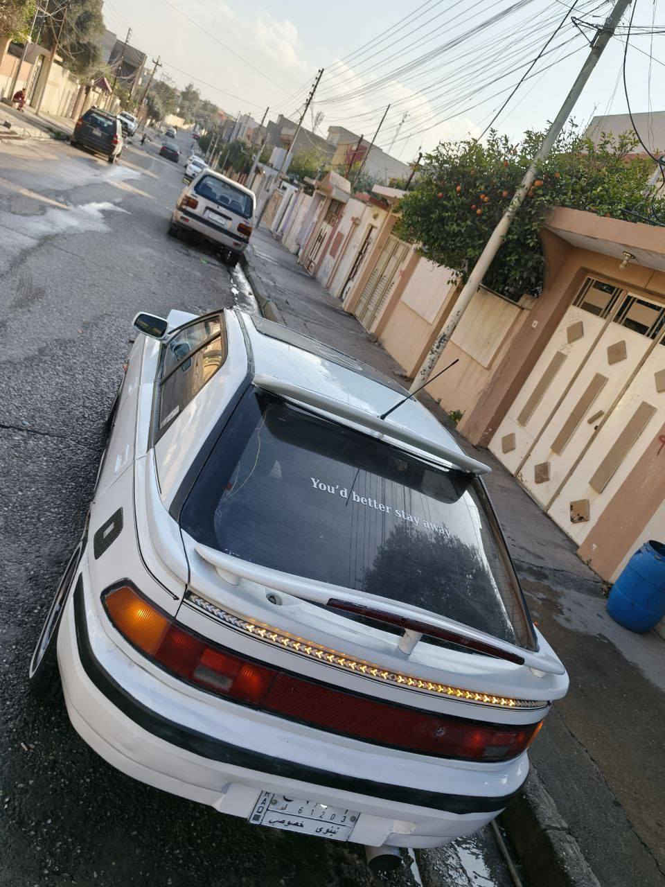 مادزا 323 محرك تك نوزل تبريد
كير ومكينه شرط 
رقم نينوى الماني سنويه 2029 
كابون بانزين الكتروني
شرط التحويل فقط تحويلها مايكلف
سلايت كهرب جامات كهرب 
قفل مركزي مسجل شاشه لايت ابيض عدسه اشاير سكن شي مرتب
كهربائيات كلها شغاله باتري جديد
 تدفئه شغاله تبريد مايشتغل
سياره متعوب عليها 
نقوصات نواعم بس
 31 وبيها مجال مكاني موصل جانب الايسر ***********
***********
