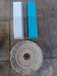 قرص تلميع قطعة مع صابونة تلميع قطعة سعر ٢٥عراقي نوع جيد كبير ركز بغداد...