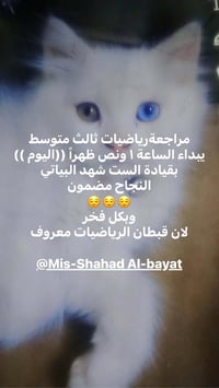 النجاح مضمون بأذن الله  الرياضيات بقيادة الست المتفوقة  Mis-Shahad Al-...