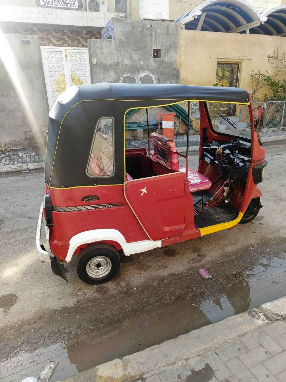 السلام عليكم تكتك للبيع TVSمديل. /2019/10 .رقم وسنويه لتكتك جاهزه ونضيفه مكينه مجفته شركه شرط لا تنقص ولا دخن ولا مشروكه وناعمه كلش حداديه كهربائيات كله تمام ولبدي مجرد طخات بصيطه تعال طك سويج وطلع لشغل مكان بصره لسعر. ( 5.000 )وبيه مجال رقم لهاتف ***********
