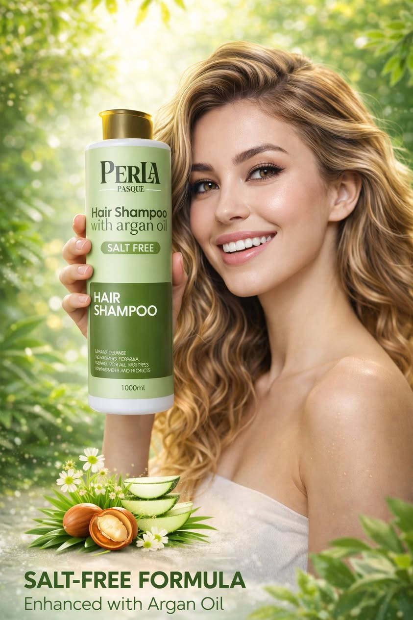 شامبو بيرلا خالي من الاملاح باسك بزيت الأرغان (Perla Pasque Hair Shampoo with Argan Oil) 

هو منتج للعناية بالشعر يتميز بـ:
خالٍ من الملح (Salt Free): تركيبة لطيفة مناسبة لجميع أنواع الشعر. 
معزز بزيت الأرغان: يعمل على تنظيف الشعر بعمق، 
تغذيته، وتقويته. 
الحجم كبير 1000 مل. 
المميزات: يمنح الشعر نعومة ولمعاناً، 
ويساعد في حمايته من التقصف. 

سعر 8،000
عنوان بغداد اركية وفاضل شارع المسبح العام
توصيل داخل المنطقة مجاناً بغداد والمحافظات 5
للحجز والاستفسار مراسلة الصفحة او الرقم ***********
