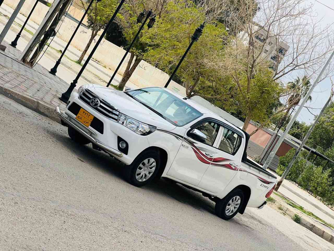 تيوته هايلوكس مديل 2018 كويتي  سعر 187 وبيه مجال مكينه بانزين للاستفسار الاتصال *********** مكفوله من ضربه وتبديل بيهه صبغ ذيل يم بك لايت ولباقي كفاله عامه رقم اربيل  تحويل او كاله مواصفات تحكم ستيرن مثبت سرعه مانع نزلاق حساسات خلفيه مري كهربائي كامره خلفيه مكينه بانزين بلاد مامفتوحه مكينه وكير مكفولات حداديه جديدهه تخم تاير جديد تبريد شغال ثلج سياره جديده وجاهزه وأي نقص مابيهه كربلاء, العراق
