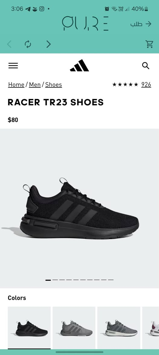 اديداس اصلي 
RACER TR23
اشترته من موقع اديداس الرسمي وشحنته للعراق 
وصل ولقياس طلع خطأ
قياسه 42 

الي يفيده يقيم وياخذ


**إذا كنت صاحب هذا الإعلان وتريد حذفه لأي سبب، رجاءا أرسل رسالة إلى الدعم الفني**