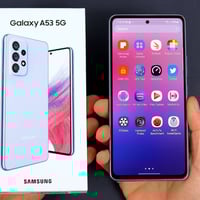 a53 فايف جي جهاز كلش نضيف اخو جديد  البيع مكاني بغداد وعندي توصيل  077...