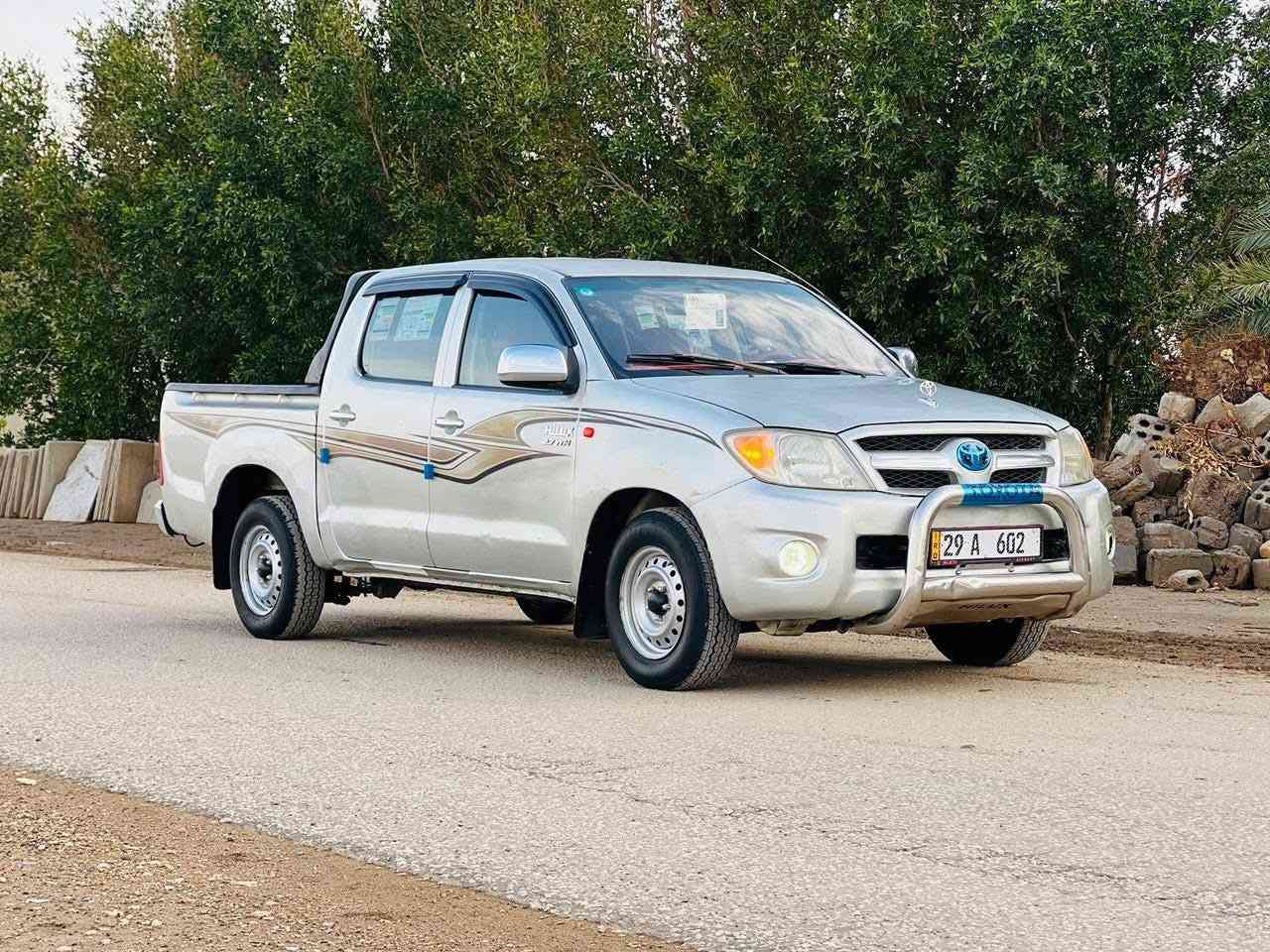 بيكم تيوتا هايلوكس 2006 السياره جديده كلش 
كفالة من الضربه والتبديل مكينه كير حداديه جديده 
تخم تاير جديد شاصي 19 تبريد 🥶+تدفئه 🔥كهربائية كله شغاله شاشه ارضيه وكشنات جلد السياره مسويله ادامه من الدعاميه للدعاميه ماذب عليه ربع رقم واسط مميز  دولي باسمي سنويه مجدده مشروع وطني تريد تحويل تريد وكاله السياره جاهزه مال جناي 
السعر90 مجال بيع او مراوس 
الشراي يتصل 

***********
