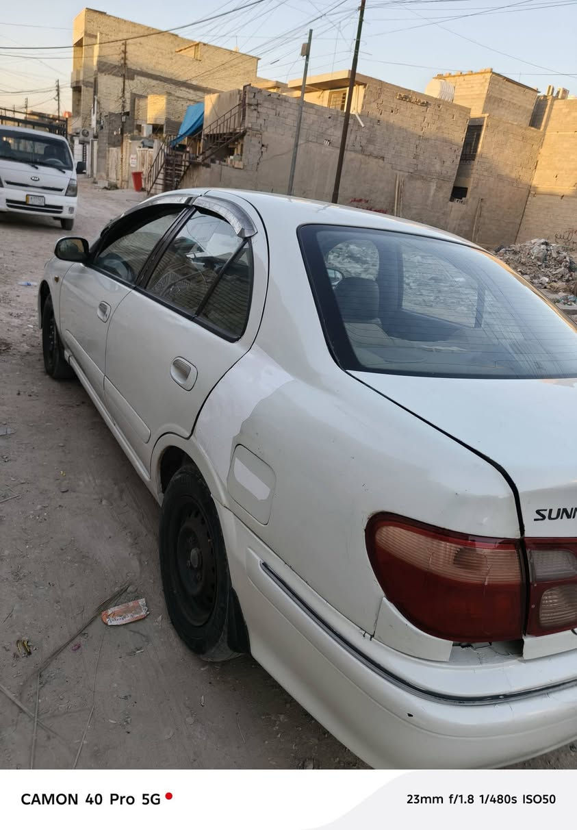 السلام عليكم نيسان سني اللبيع موديل 2000 مكينه 1800 مصبوغة حزام ماعده القماره بلاديه تبريد تدفئة شغالات كير ومكينه جدد رقم بغداد جديد دولي بسمي تحويل ثاني يوم صدره نص عمر سنويه لل2030 سياره خير من الله مكاني بغداد الزعفرانية *********** وسعرها 65وبيها مجال
