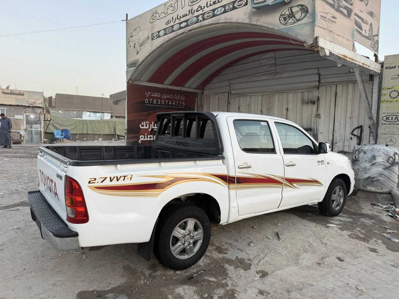 السلام عليكم  رمضان للبيع بيكم تيوتا هايلوكس مديل 2010كويتي الساير شاصي 19رقم مثنى انكليزي جاهزه السياره مكينه كير حداديه تبريد تخم تاير ما ناقصه تخم تاير ما ناقصه برغي وضع شركه سنويه جديده ل30 بين فقط رشات صبغ السعر 138وبيه مجال لاستفسار ***********المكان سماوه المركز ❤️
