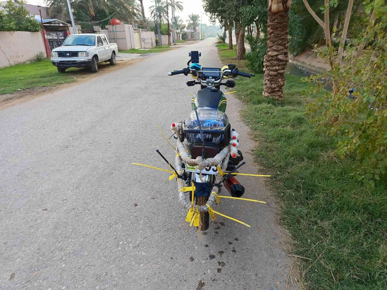 سلام عليكم دراجه سيفان لبيع موديل 2025المكان ديالى شهربان السعر 750وبيه مجال الشراي يتصل ***********
