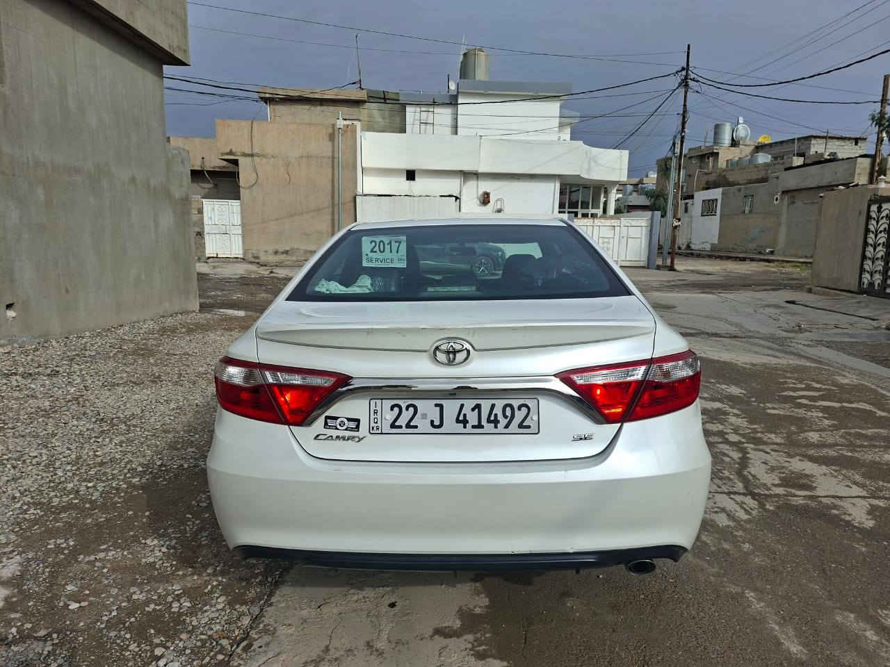 کامری مودیل 2016se لون صده في لاسه رف لا بوخار  كير مكينه بشرط ره قم سنوی جدید سونر موجود سعر 160 معامل ***********
