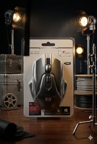 ماوس HP • لاسلكي ١٠م • مريح