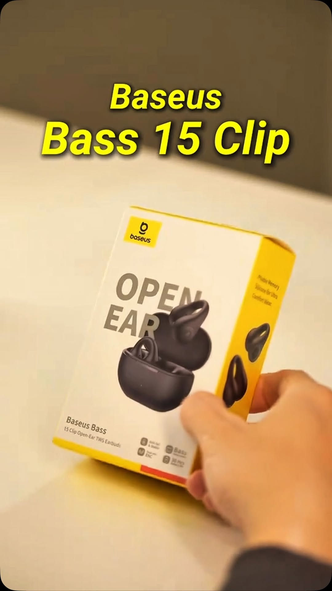 Baseus bass 15 clip open ear
افضل و ارخص سماعة اجتي بتقنية الادن المفتوحة  و بميزة الENC
و شحن يدوم 30 ساعة 
و اكيد بضمان لمدة سنة كاملة
العنوان :- بغداد - حي الجامعة - محاور مول الجامعة 
المبيعات :- ***********
