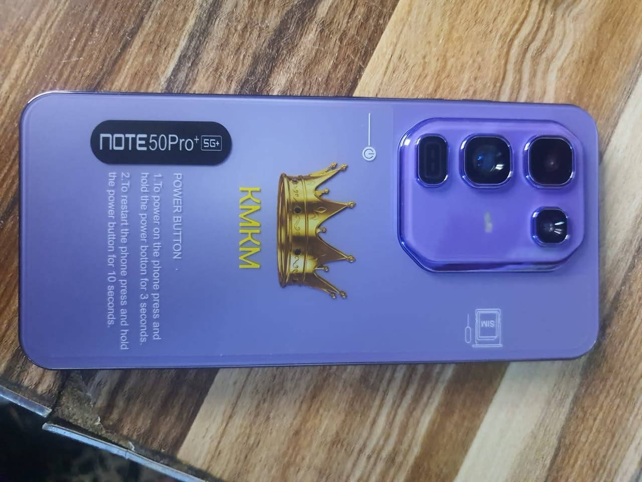 السلام عليكم من رخصة الادمن
جهاز note 50pro 5G جديد بالكرتون 
ذاكره 256 داخليه ١٦ 
مع كامل ملحقاته شاحنه وسماعات ولاسق ضد الكسر 
كل هاي ب ٩٠ الف والتوصيل مجاني للحجز ***********
