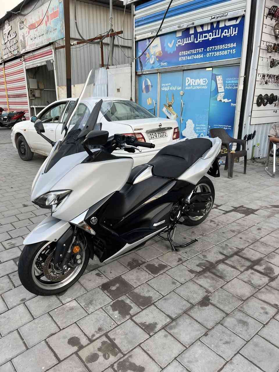 معرض الواثق لتجارة الدراجات النارية
متوفر ياماها تي ماكس 530 2019 DX
عداد الممشى 29,000 كفالة عامة رمبة الدراجة 

للاستفسار اتصل وتدلل 
***********
***********
