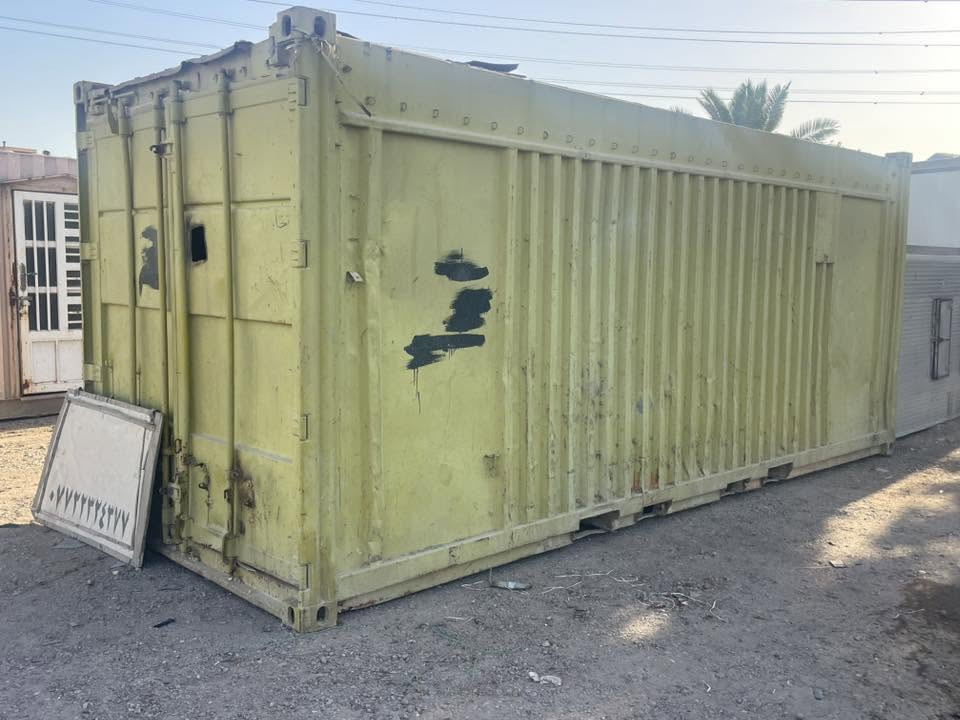 للبيع حاويات وكرفانات مختلف الأحجام
بغداد جرف النداف قرب فلكة سلمان باك 
***********
