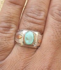 خاتم فيروزي • جوانب ذهب • ناصرية