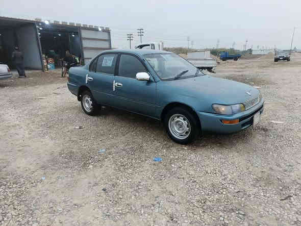 البيع كورلا 1994 مكفوله كفاله من ضربه وكص ونغل وعيب شرعي رقم بصره تحويل محرك وكير حاويه مشط جديد تخم تاير كرهبيات كله شغاله دواخل جديده محرك 1800 سعر 48 شراي يتصل ***********
