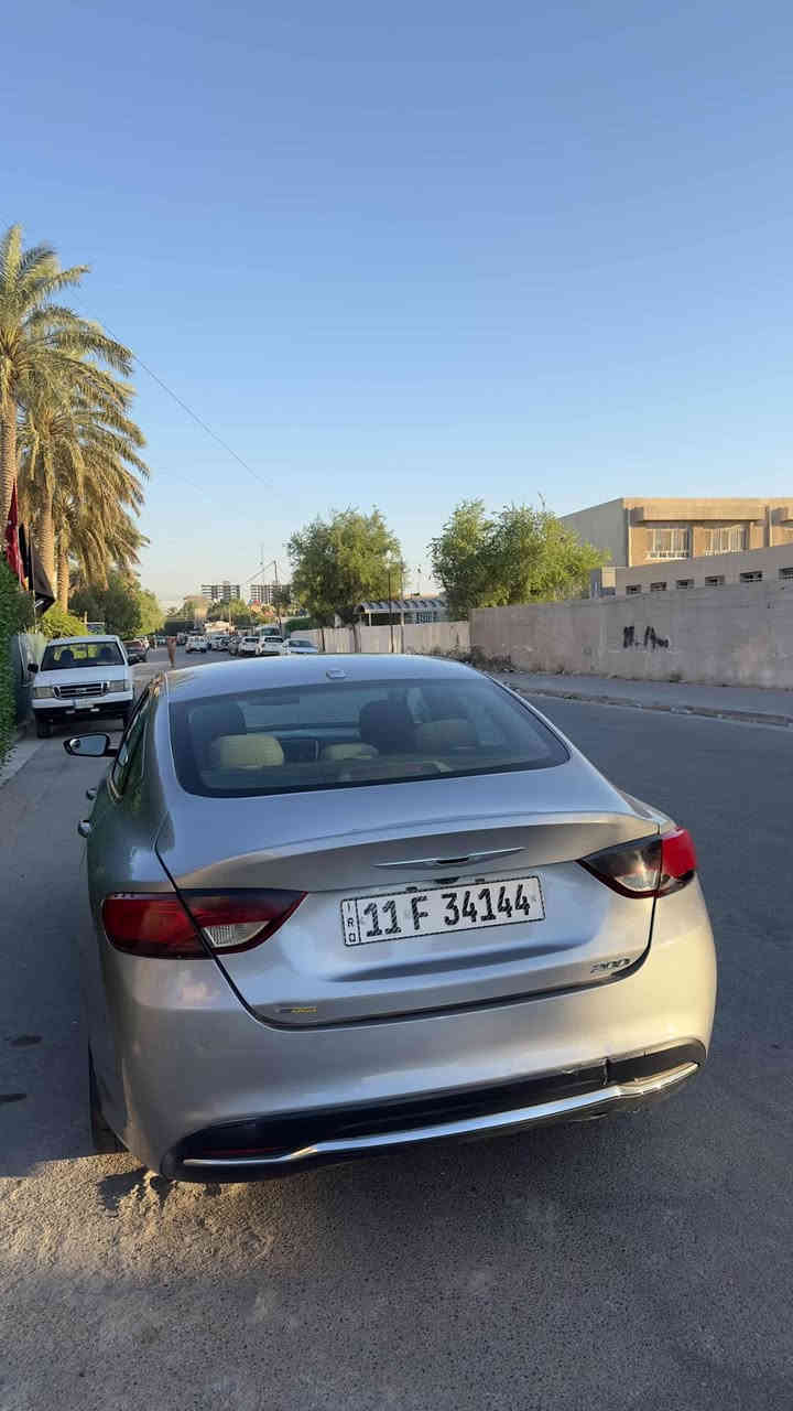 سلام عليكم 
       
كرايسلر سي.  c200 
               
موديل 2016
محرك 4 سلندر 2400 
تخم تاير اخو الجديد 
السياره بيها 3 قطع

رقم بغداد بأسمي أنكليزي 
•  مواصفات السيارة 
•  بصمة تشغيل
•  تشغيل عن بعد 
•  بصمة ابواب 
•  بصمة جنطة
•  كير ماوس 9 نمر
•  كامرة خلفية دوارة
•  تحكم استيرن
•  مانع انزلاق
•  ويل 
•  كشنات كهربائية
•  تحكم مري 
•  لد امامي ابيض 
•  لايت عالي ناصي (( زنون منضومة كامله ب 300$))
•  هند بريك بصمة
•  بلوتوث + حاكية
•  مدخل AUX + USB
•  تخم تاير اخو الجديد
-حساس اطارات
باتري جديد وبي ضمان سنه 

السعر95 مجال بسيط حك الجية
مكان السياره  بغداد الحريه
***********
