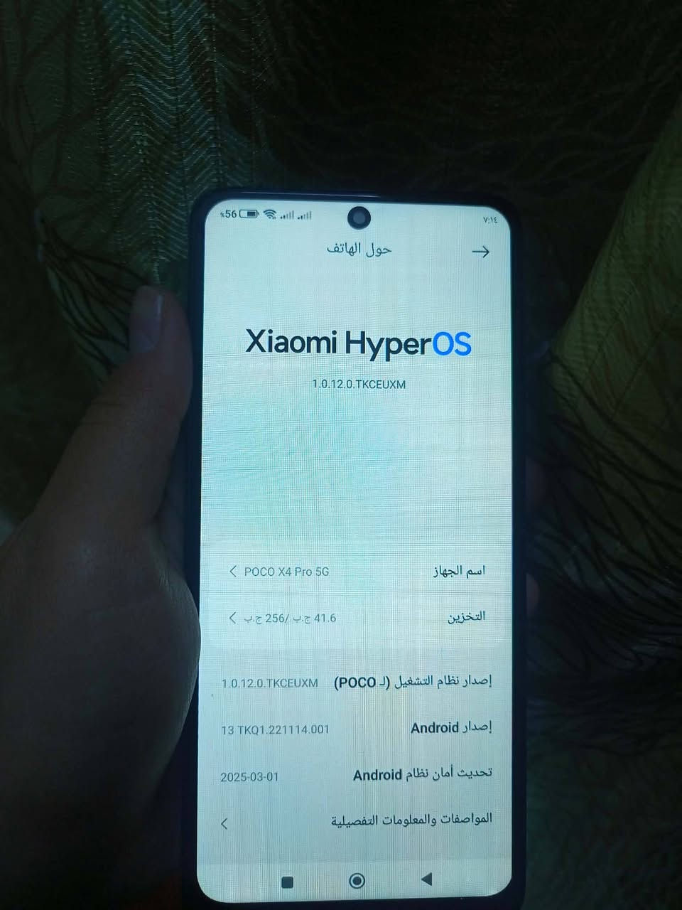 بوكو X4برو 5G

وحش العاب 
مواصفات 
ذاكرة 256 رام 8+8
شاشته 120 هرتز 
معالج سناب دراكون 695فول 
كأميراته حلوه 
بيجي 90/60 فريم 

الجهاز كله شغال ما بي اي عطل شرط 
فقط مبدل شاشه اصليه

سعر 125 وبي مجال للطيبين 
ويرهم مراوس 

مكاني ايمن


**إذا كنت صاحب هذا الإعلان وتريد حذفه لأي سبب، رجاءا أرسل رسالة إلى الدعم الفني**
