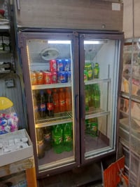 ثلاجة بابين • باب مكسور • نظيف