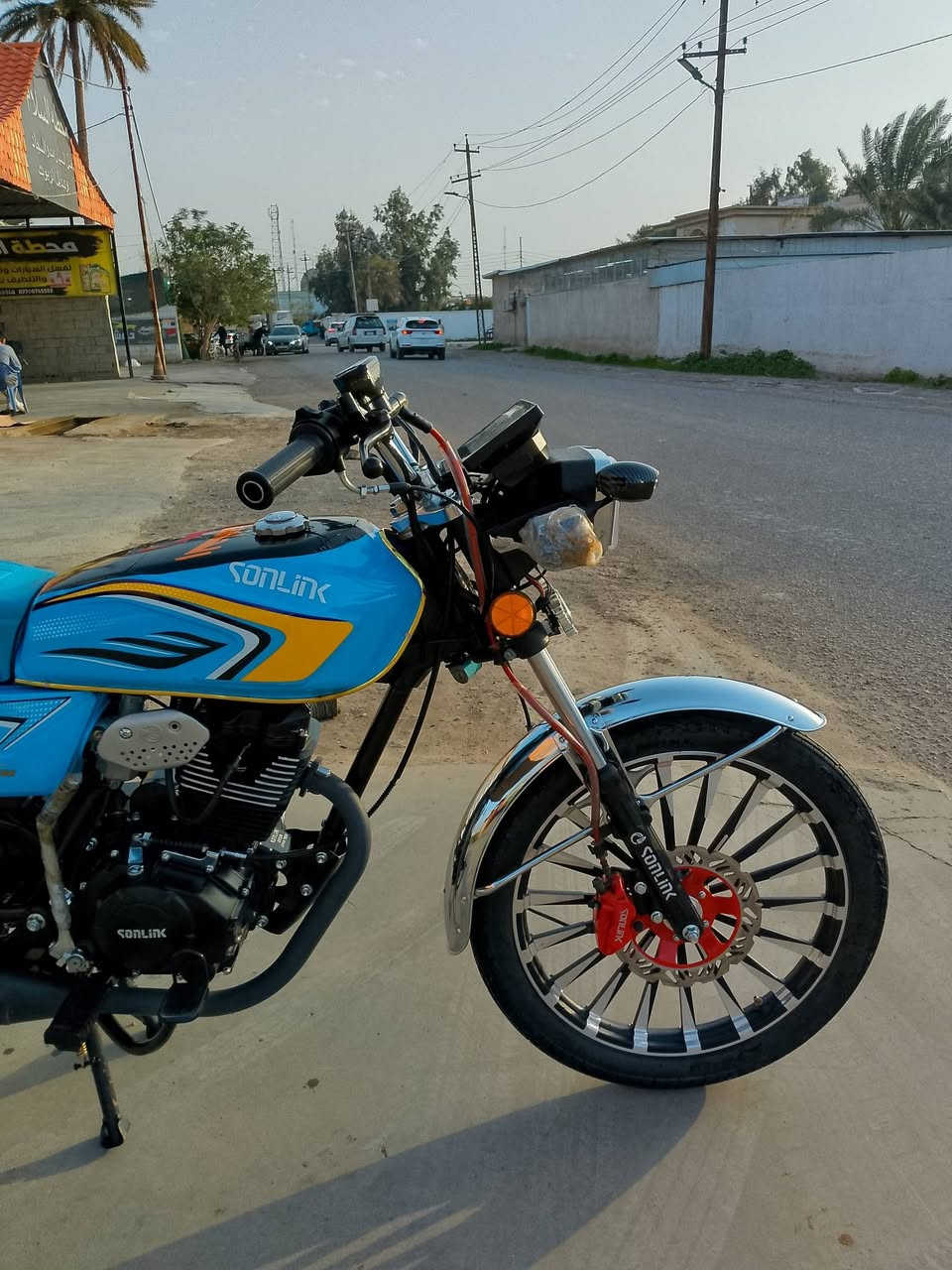 دراجه للبيع موديل 25مكفوله كفاله عامه
صار الها شهر من نزلتها جديده زيرو بعدها 
بكاني ديالى دلي عباس للستفسار***********
سعر800وبيها مجال
