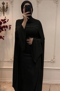 فستان شرعي • دبل تركي • مقاسات ٣٨-٤٨