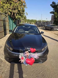 كيا فورتي مديل ٢٠٢٣ فئه LXS صور الحادث مرفقه بلصور جاهزه تحويل ثاني يو...