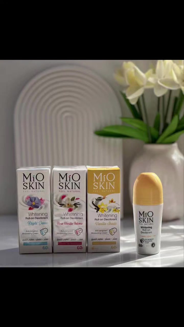 Mio skin 
معطر رول مایو سکن الاصلي
مانع تعرق بخلاصة الاعشاب والفواكهه الطبيعيه ومعطر ومبيض بنفس الوقت مضاد للتعرق ومفتح ويعمل على ازالة التصبغات 
ويمنع ظهورها مجددا يؤمن حمایه طوال النهار مناسب للبشره الحساسه وبي عطور حلوة 
لا يترك اثر على الملابس
العنوان صلاح الدين بيجي الحي العصري شارع روتانا #متوفر #للتعرق #يمنع_التعرق #مبيض #صلاح_الدين #بيجي #عطور


**إذا كنت صاحب هذا الإعلان وتريد حذفه لأي سبب، رجاءا أرسل رسالة إلى الدعم الفني**