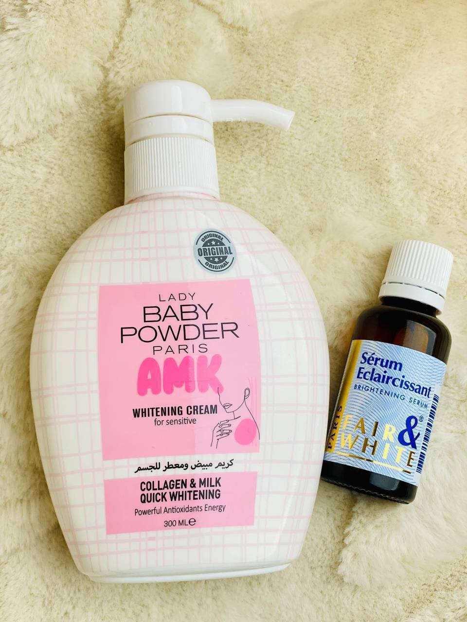 🌸مكس يسوي جسمج گطن ابيض ثلج وصافي وعطرة يجنن🌸
يتكون من كريم AMK وسيروم Fair & White 
يبيض بسرعة، يرطب، ويخلي ريحة جسمج تجنن 🌸
تره النعومة والبياض صايرين سهلين ويا هالمنتجين 💯

🌸سيروم  التفتيح الفرنسي
سيروم مبيض جسم ومناطق_حساسه_الفرنسي الاصلي منتج  رهيب ترطيب وتبييض الاول بالتفتيح 🎀🌸
(مصل الاشراق  العالمي) مفتح ومورد للمناطق الحساسه 
✔ تبييض المناطق الحساسة والداكنة بالجسم
✔ يوحد لون البشرة 
التقشير  الطبيعي 
✔منتج غني جدا بمكوناته المميزة الفاخرة يستخدم لأي منطقة ترغبون بتفتيحها بالجسم☺
وبالأخص المناطق الحساسه
 هذا المنتج فعال 100%
خالي من العطور و لا يسبب اي حساسية

‏Baby_Powder 🌸
كريم  مبيض ومعطر للجسم وللمناطق الحساسة 🎀
موبس يبيض ويورد وانما يعطر المنطقة بريحة البودرة والورود
مكوناته طبيعية ميسبب اي تحسس او حكة 👙
مبيض مناطق حساسه ومعطر 
منتج كلش قوي لعوامل الاكسده مابين الفخذين 
سعر العرض  25 الف 
🚘يوجد خدمة توصيل لجميع محافظات العراق ٤ الاف🚘#viralpost #levelupafr #foryou #news #اكسبلور #هاشتاق #لايكات


**إذا كنت صاحب هذا الإعلان وتريد حذفه لأي سبب، رجاءا أرسل رسالة إلى الدعم الفني**