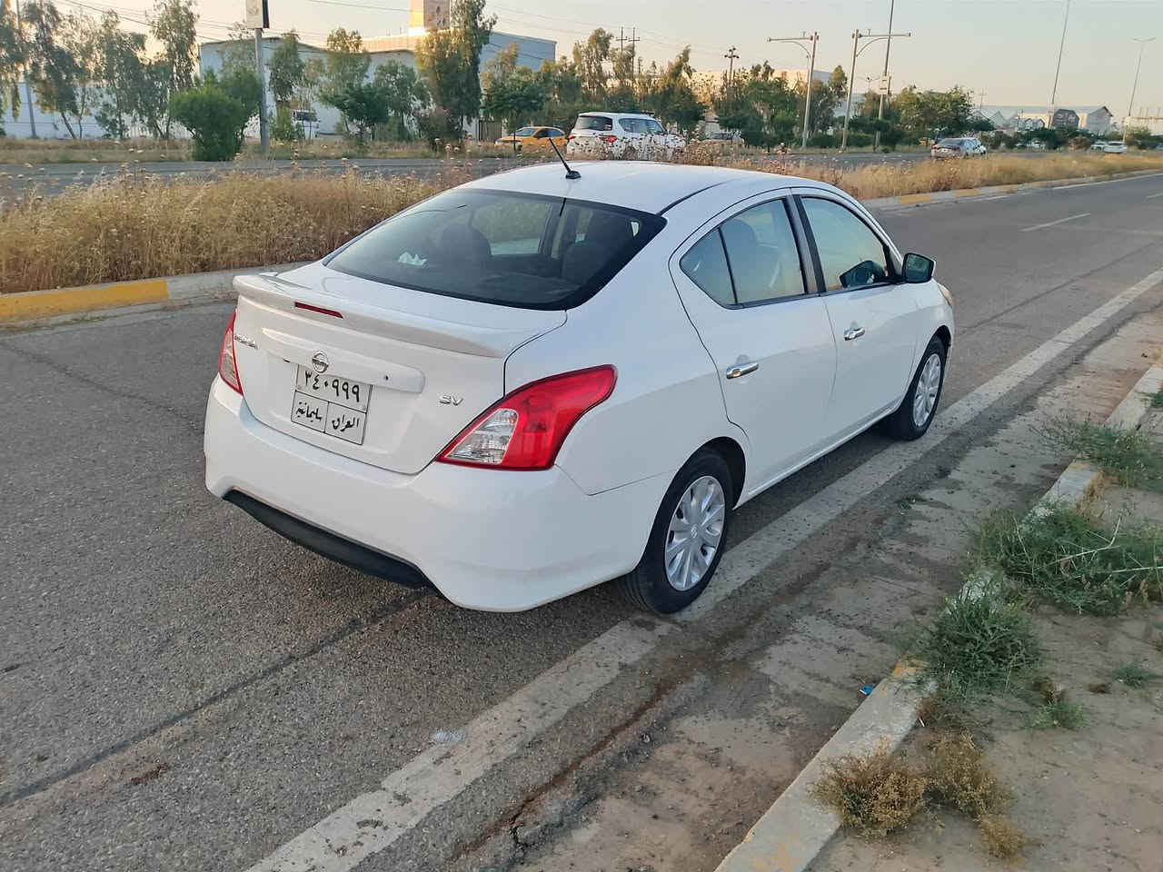 نیسان فیرسا SV
مودیل 2019 
سیارە حلوە و کاعدە بدون مصرف 
ماشیە 55 الف 
رقم و سنویە جدید کوبون بنزین موجود باسمي 
ضرر جاملخ و باب صبخ 
صورە صنور موجود بل منشور 
گیر و محرك مابی عیب و بشرط 
تایرات جدید صدر جدید دوخل جدید 
مکان سیارە کرکوک شورجە 
السعر :97 بی مجال 
***********
*********** كركوك, العراق
