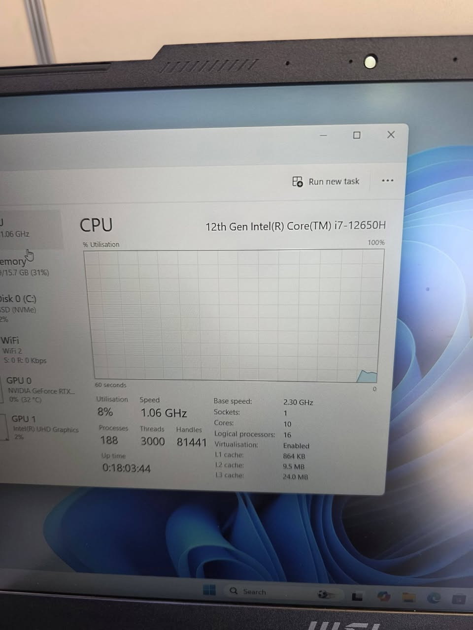 ڕێژەی پاتری 82.7%
لاپتۆپی دەستی دوو MSI Cyborg 

نرخی 780 دۆلار نرخی جێگیر 

سعر 780$` دولار قفل غير قابل للتفاوظ 

🌟 Condition: Used  دەستی دوو 

─── 

💻 Brand: MSI 

─── 

💻 Model: MSI Cyborg 15 

─── 

⚙️ Processor: Core i7-12620H 

─── 

⚙️ Generation: 12 جیلی 

─── 

🟰 RAM: 16 DDR5 RAM 4800Htz ڕام شانزە  گێگا 

─── 

💾 512 SSD NVMe ئێس ئێس دی ئێن ڤی می 

─── 

🖥 15.6 Inch FHD 144 HZ - فوڵ ئێچ دی هێرتزی 144 

─── 

🕹GPU0: Shared 8 کارد شاشە داخلی هەشت گێگا 

🕹GPU1: RTX 4060 GB کارد شاشە خارجی هەشت گێگا 

─── 

🌟  backlit Keyboard کیبۆرد باکلێت 
─── 

💰Price 💵: `$780 Fixed. 

─── 

✅Location: Erbil شوێن هەولێر
📞 Contact: *********** Viber and Whatsapp بۆ پەیوەندی
📞 *********** Whatsapp
